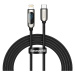 Kabel USB-C cable for Lightning Baseus Display, PD, 20W, 2m (black)