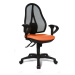 Ergonomická židle na kolečkách Topstar OPEN POINT SY – více barev G04 - oranžová