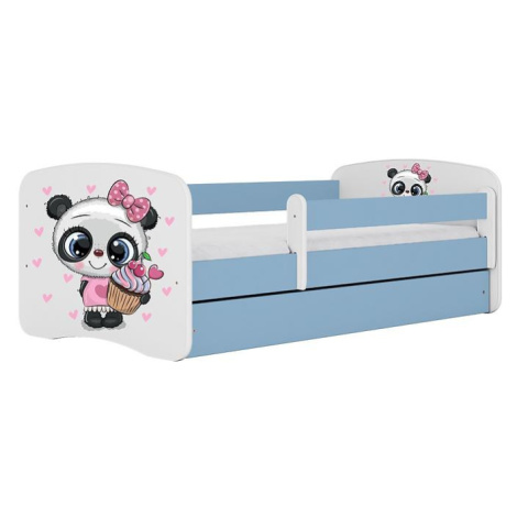 Dětská postel Babydreams+SZ modrá 80x160 Panda BAUMAX