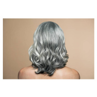 Umělecká fotografie Nude mature woman with grey hair, back view., Andreas Kuehn, (40 x 26.7 cm)