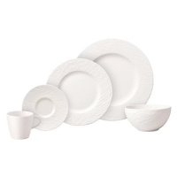 Villeroy & Boch Jídelní sada Manufacture Rock Blanc, 20 ks