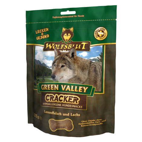 Wolfsblut Cracker Green Valley, jehněčí a losos 3 × 225 g