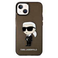 Karl Lagerfeld IML Ikonik NFT kryt iPhone 14 Plus černý