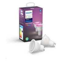 Philips Hue White and Color Ambiance 2x Bluetooth LED žárovka GU10 5,7W 350lm