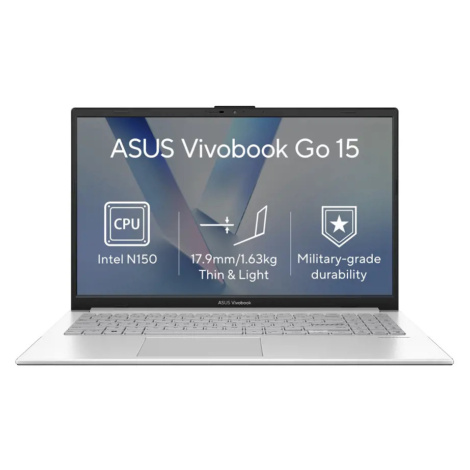 ASUS Vivobook Go 15/E1504TA-BQ163W/N150/15,6"/FHD/8GB/128GB/Intel int/W11H/Silver/2R