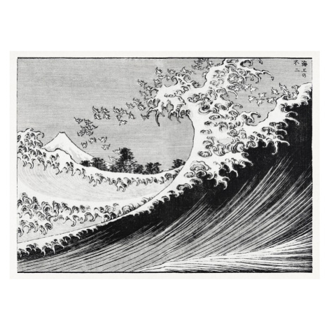 Plakát, Obraz - One Hundred Views of Mount Fuji (1835), Katsushika Hokusai, 40 × 30 cm