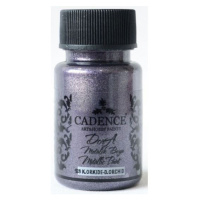 Akrylová barva Cadence DORA metalic, 50 ml - tmavá orchidej