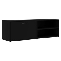 TV stolek černý 120x34x37 cm dřevotříska