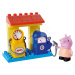 Stavebnice Peppa Pig Family Car PlayBig Bloxx BIG s 2 figurkami v autíčku na pumpě 28 dílů od od