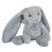 Plyšový zajíček Bunny Pearl Grey Les Preppy Chics Histoire d’ Ours šedý 30 cm v dárkovém balení 