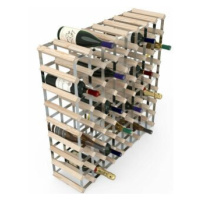 RTA Stojan na víno na 72 lahví přírodní borovice - pozinkovaná ocel