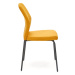 HALMAR Jídelní židle K461 hořčicově žlutá