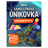 Jiri Models, 3117-6, Samolepková únikovka, sešit se samolepkami a úkoly, Ukradené šperky