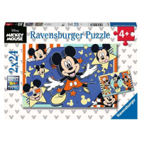 Ravensburger 05578 disney: mickey mouse 2x24 dílků