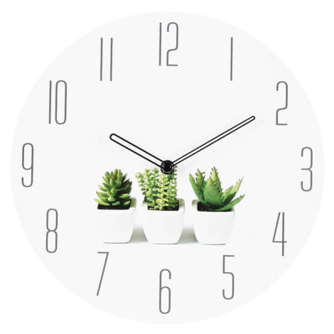 Hodiny nástěnné Plant 30cm BAUMAX
