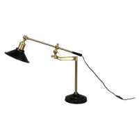 Stolní lampa v černé a zlaté barvě (výška 50 cm) Penelope – Dutchbone