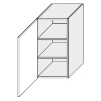 ArtExt Kuchyňská skříňka horní PLATINIUM | W2 45 Barva korpusu: Grey