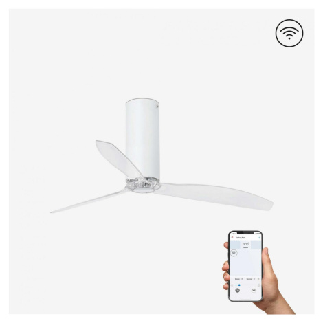 FARO TUBE FAN, bílá/transparentní, stropní ventilátor s DC motorem SMART