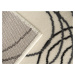 Alfa Carpets Kusový koberec Kruhy cream Rozměry koberců: 80x150