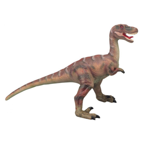 Alltoys Dinosaurus měkký Velociraptor 65 cm hnědý