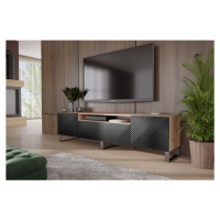 Televizní stolek RTV Neo 180 cm Dub artisan - černá