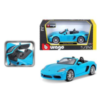 Bburago 1:24 Plus Porsche 718 Boxster Blue