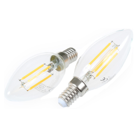 LED žárovka E14 DIMF4W FILAMENT C35