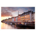 Fotografie Sunset on Nyhavn Canal, Copenhagen, Denmark., Benjeev Rendhava, 40x26.7 cm