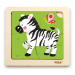 Puzzle na podložce Viga 51317 zebra