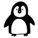 ELIS DESIGN Nálepky na zeď varianta: tučňák