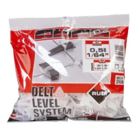 Spony 0,5 mm leveling system Delta Rubi 100 ks R3929