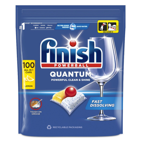 Finish Quantum All in 1 lemon sparkle 100 ks