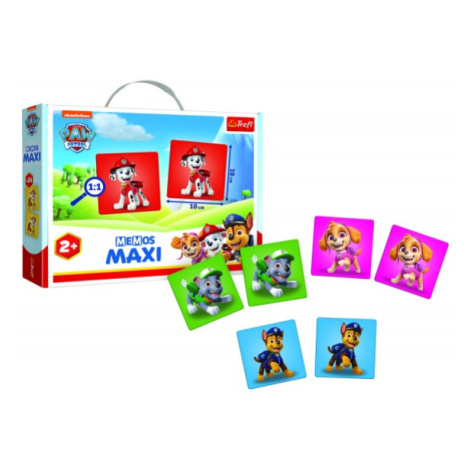Pexeso Maxi Tlapková patrola/Paw Patrol 24 kusů společenská hra v krabici 37x29x6cm 24m+ Trefl