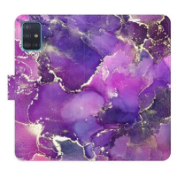 iSaprio flip pouzdro Purple Marble pro Samsung Galaxy A51