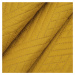 Přehoz na postel ELIAN II. mustard/hořčicová 170x210 cm Mybesthome