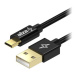 AlzaPower AluCore USB-A to Micro USB 2m černý