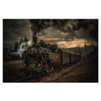 Umělecká fotografie Gold digger train, Hubert Bichler, (40 x 26.7 cm)