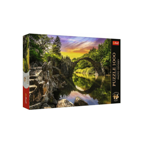 Puzzle Premium Plus: Photo Odyssey - Rakotzův most v Kromlau 1000 dílků Trefl