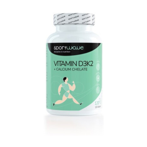 SportWave Vitamin D3K2 + Calcium chelate 120 tbl