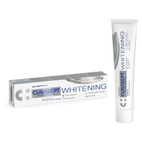 Curasept Whitening gelová bělící zubní pasta s peroxidem, 75ml