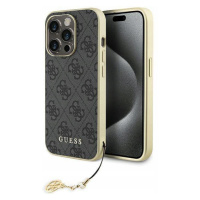 Guess GUHCP15LGF4GGR pouzdro pro iPhone 15 Pro 6.1 šedá/grey hardcase 4G