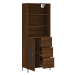 vidaXL Skříň highboard hnědý dub 69,5 x 34 x 180 cm kompozitní dřevo