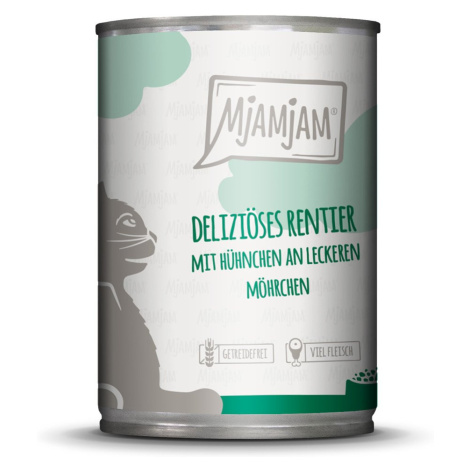 MjAMjAM delikátní sobí maso s kuřetem 24x400g