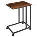tectake 404219 odkládací stolek luton 48x35x70cm - Industriální dřevo tmavé, rustikální - Indust