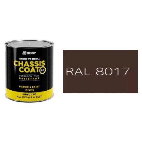 HB BODY 410 chassis coat, polomat - barva na kov a střechy 4 v 1 RAL 8017 750ml