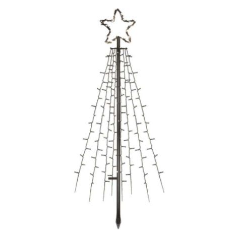 LED vánoční kovový strom 180cm venkovní EMOS ZY2259 DCTC02 230V studená bílá s časovačem