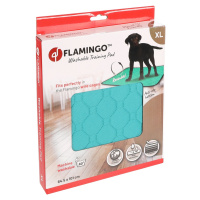 Flamingo psí plenka - zelená XL