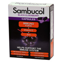 SAMBUCOL Immuno Forte + vitamin C + zinek tob.30