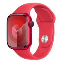 Apple Watch Series 9 41mm (PRODUCT)RED hliník s (PRODUCT)RED sportovním řemínkem M/L Červená