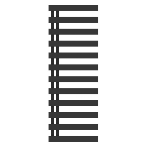 HOPA Koupelnový radiátor EDINBURGH černá barva Barva radiátoru Černá, Rozměr radiátoru 500 × 138